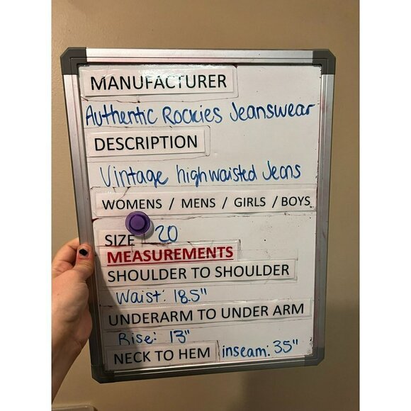 Women's Authentic Rockies Jeanswear Vintage High Waisted Jeans Size 20 [EXCELLEN - Picture 7 of 7